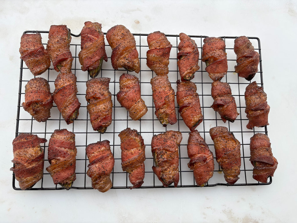 Bacon Wrapped Jalapeno Halves